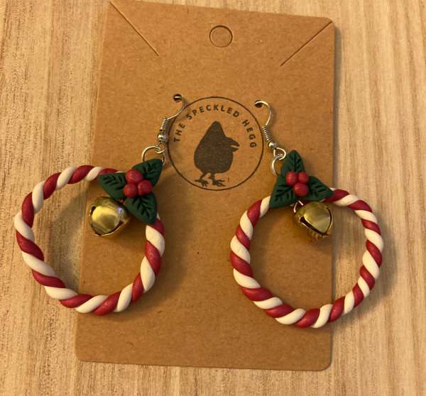 Holiday Hoops - Candy Cane